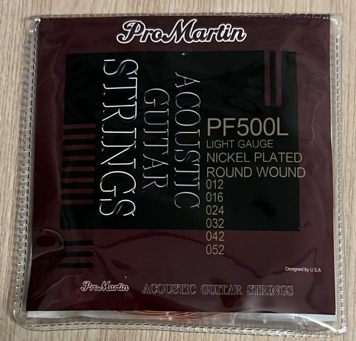 Струны для акустической гитары PRO MARTIN ACOUSTIC GUITAR STRINGS PF500L 12-52