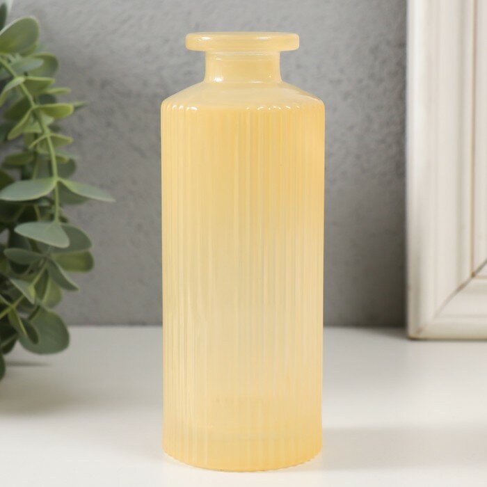 фото Диффузор для эфирных масел "Вертикаль" 135 мл матовый жёлтый 5х5х13 см