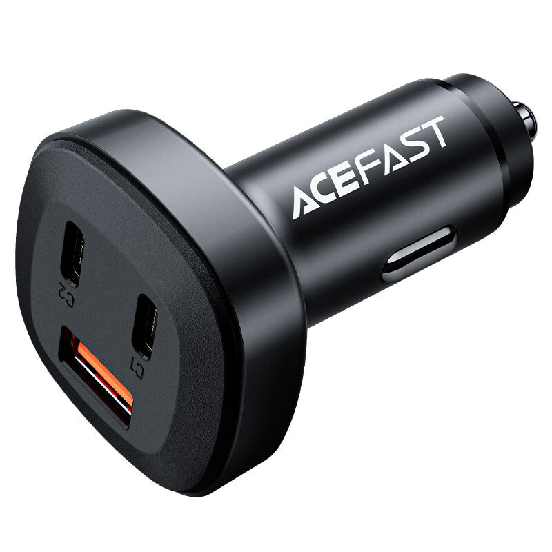 Автомобильная зарядка ACEFAST Fast Charge Car Charger B3 66W (2xUSB-C+1xUSB-A) Black