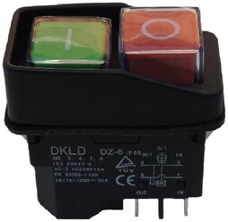 Пусковая кнопка KJD17 YH02-A 4 контактами