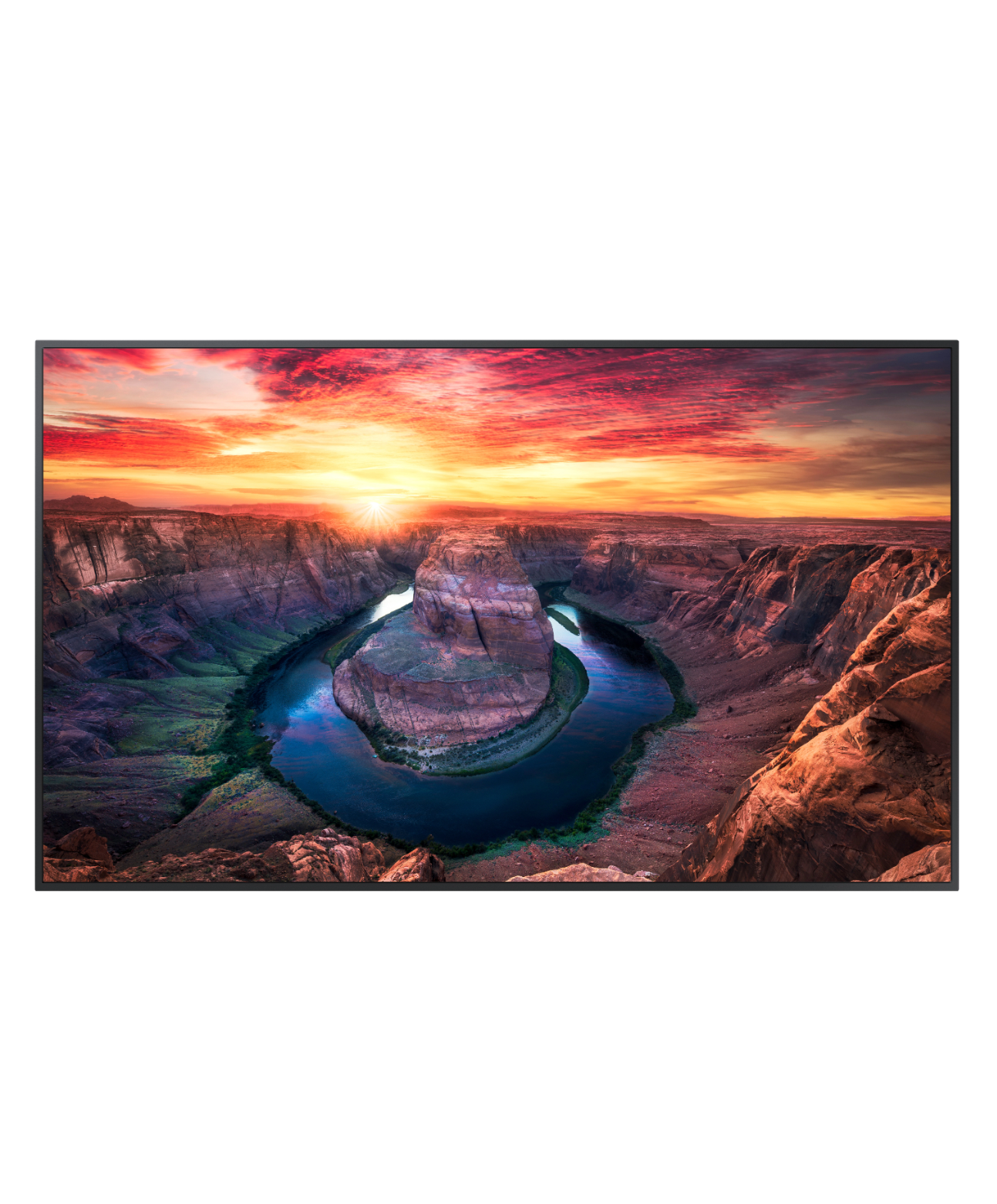 LED панель Samsung 55" QM55C черный LED 8ms 16:9 DVI HDMI M/M матовая 4000:1 500cd 178гр/178гр 3840x2160 VGA DP RCA Да USB 17.1кг