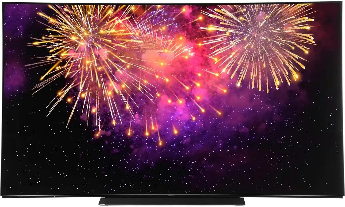 Телевизор Hyundai Android TV H-LED65OBU7700 65" OLED 4K Ultra HD Android TV черный