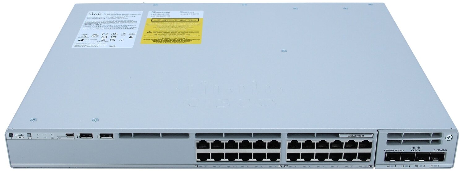 Коммутатор Cisco 9200 C9200-24T-E /Управляемый Layer 3
