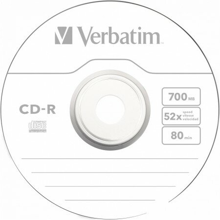 CD-R диск Verbatim 700Mb 52x 43725 (10 шт.)