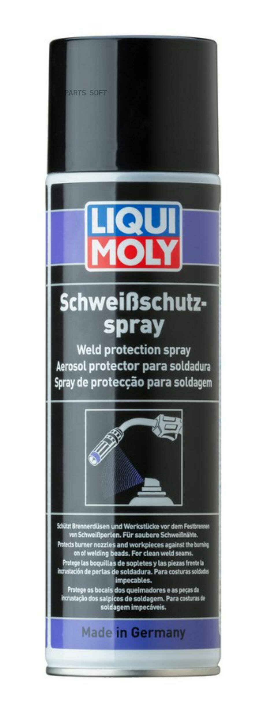 LIQUI MOLY 4086 Спрей для защиты при сварочных работах Schweiss-Schutz-Spray 500мл