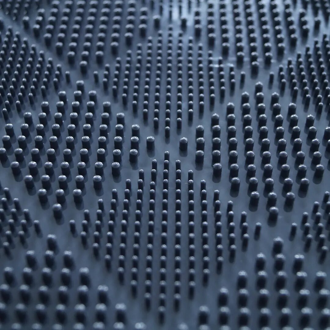 Коврик придверный ПВХ 40x60 см цвет черный - фотография № 3