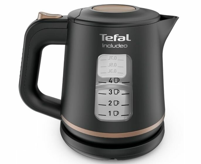 Чайник электрический Tefal Includeo KI533811 2400 Вт, черный