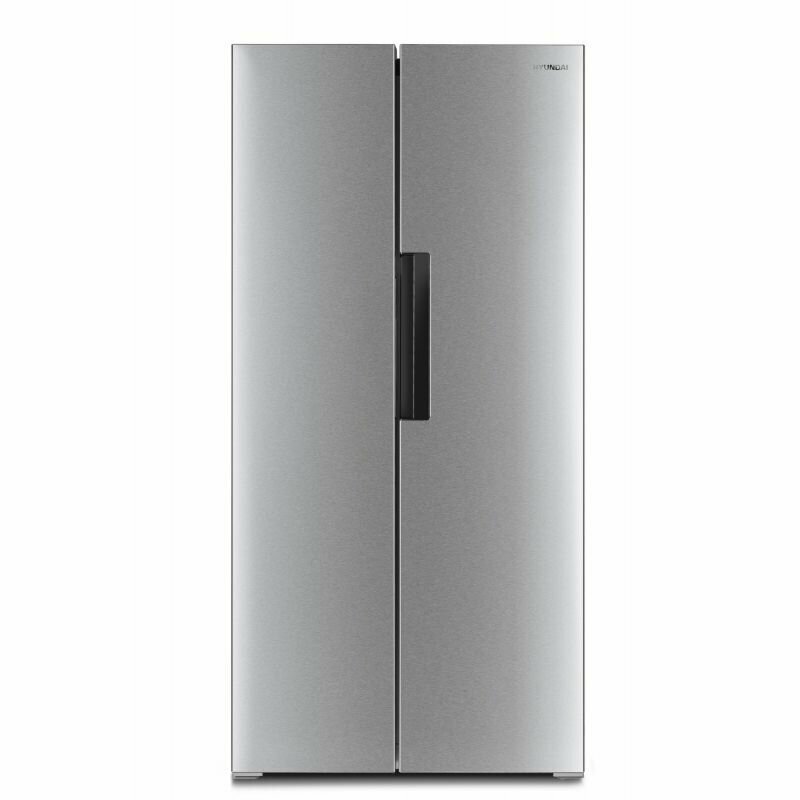 Холодильник HYUNDAI CS4502F, двухкамерный, нержавеющая сталь - фото №1