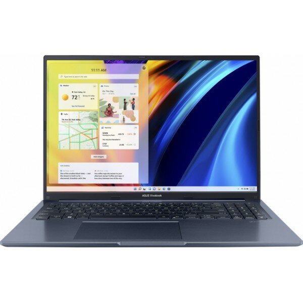 Ноутбук ASUS Vivobook 16X X1603ZA-MB211 Intel Core i3-1220P/8GB/SSD512GB/16:/IPS/WUXGA (1920 x 1200)/noOS/quiet blue (90NB0WB1-M00CS0)