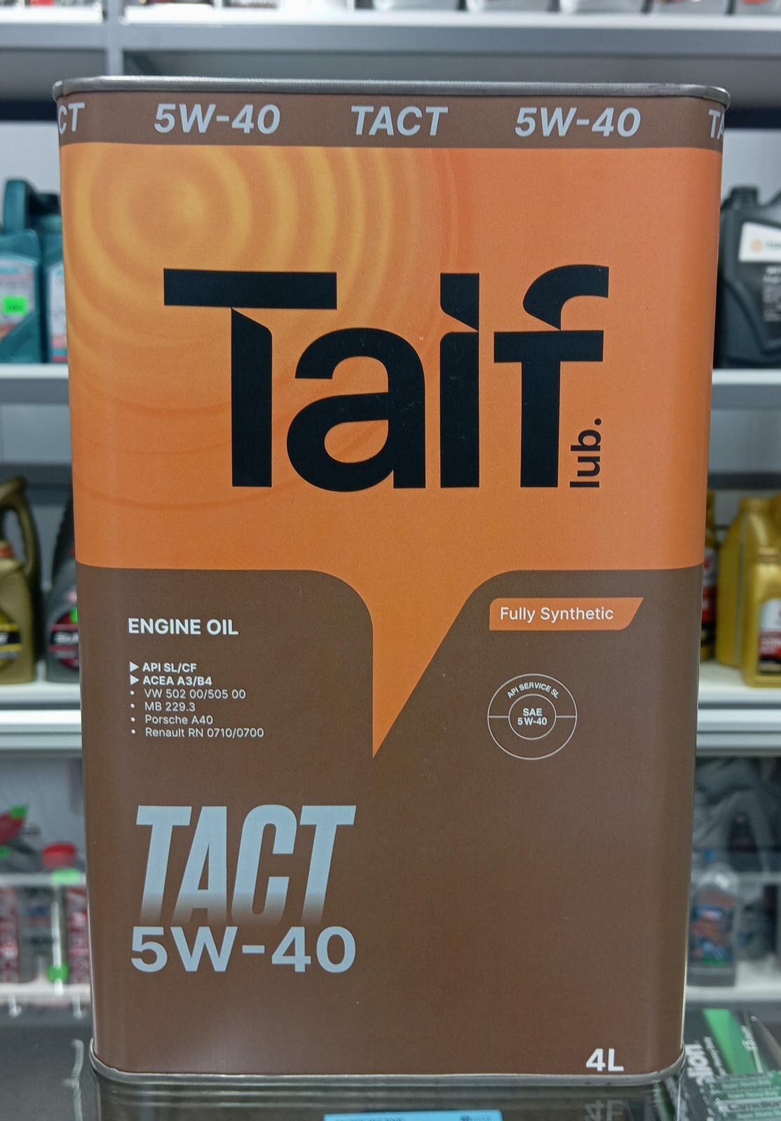 Полусинтетическое моторное масло Taif TACT 5W40