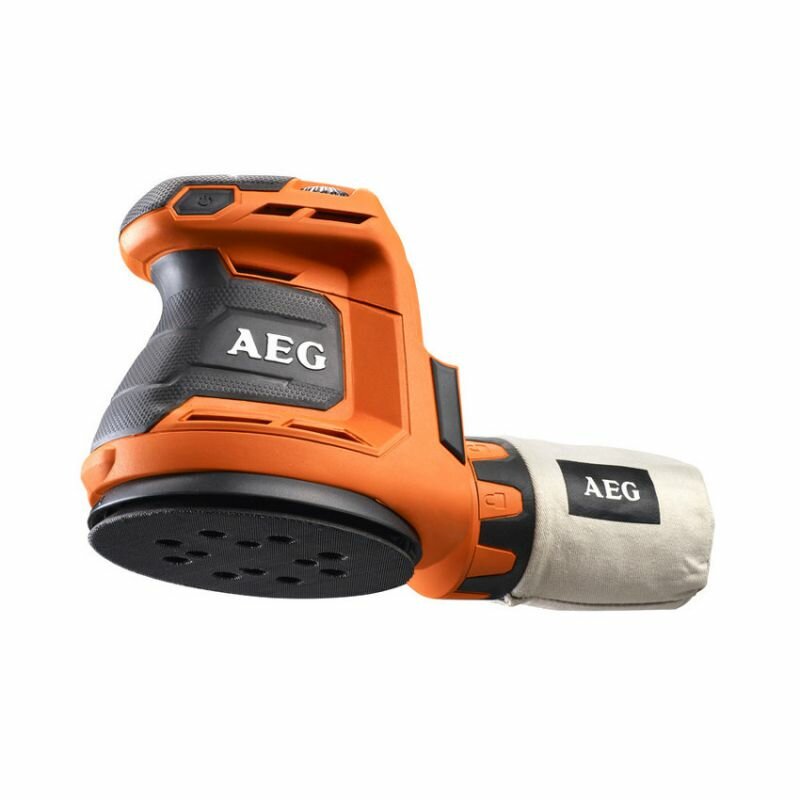 Аккумуляторная эксцентриковая шлифмашина AEG BEX 18-125-0 коробка без аккумулятора