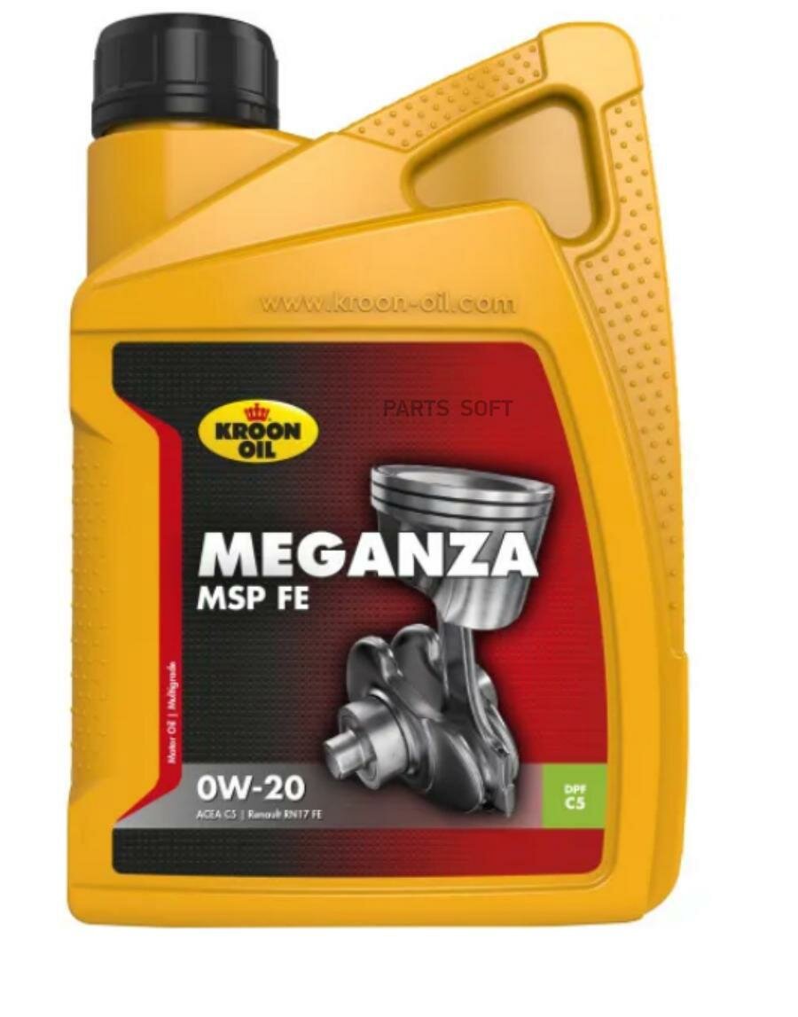 KROON-OIL 36786 Масо моторное Meganza MSP FE 0W20 1L