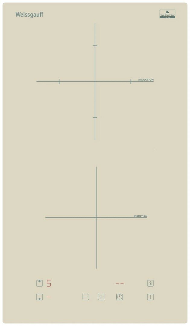 Индукционная варочная панель Weissgauff HI 32 G бежевый