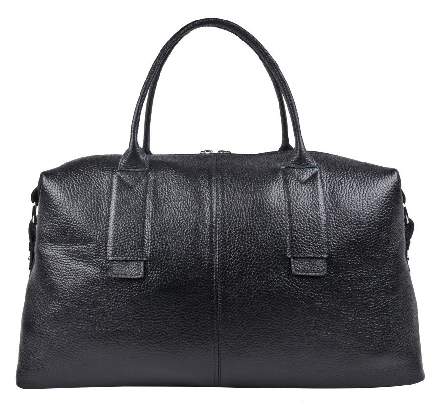 Мужская кожаная дорожная сумка Carlo Gattini Ferrano black 4031-01 - фотография № 3
