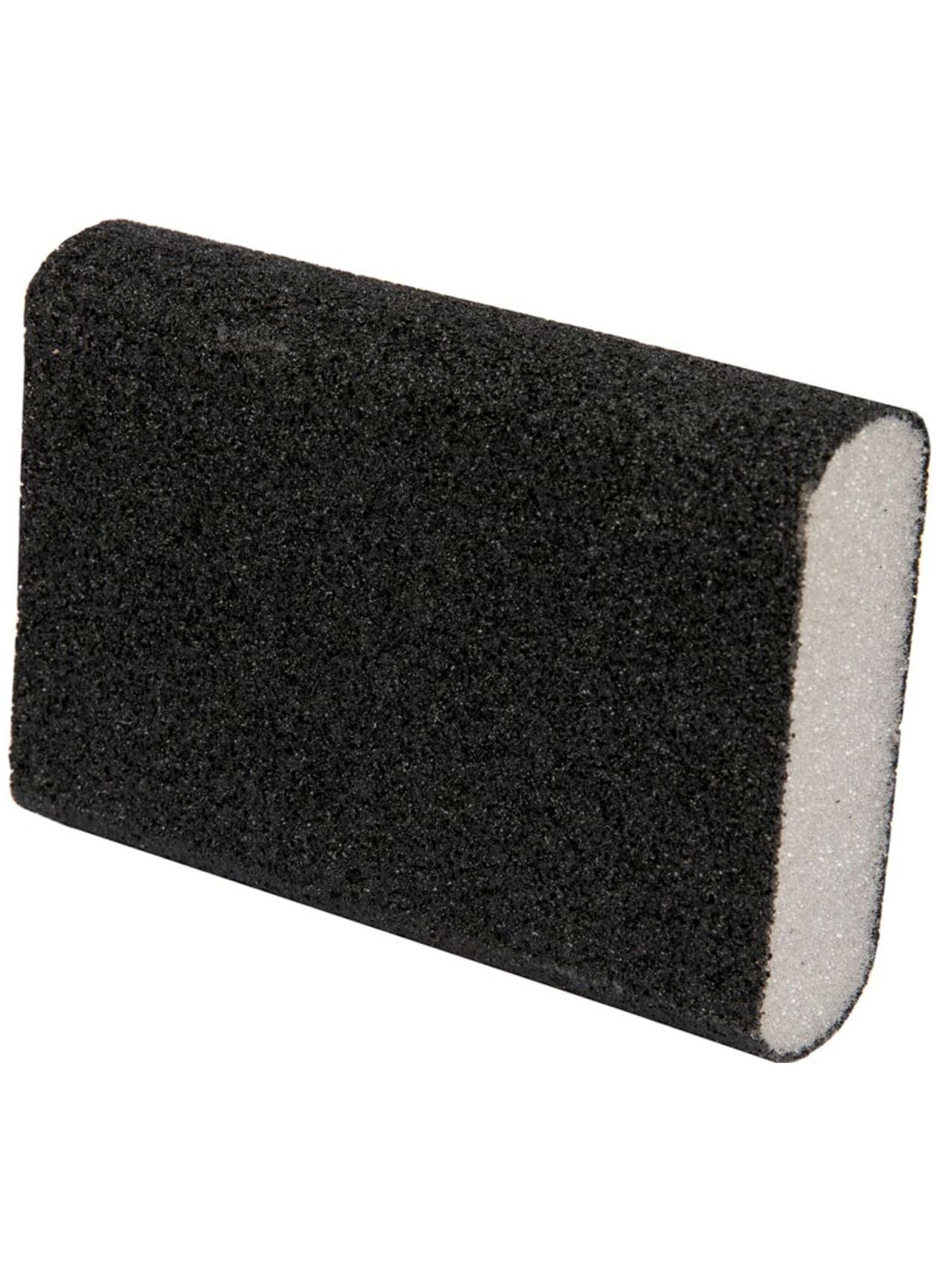 фото Губка для шлифования 100 х 70 х 25 мм овал Средняя жесткость P 100 Сибртех