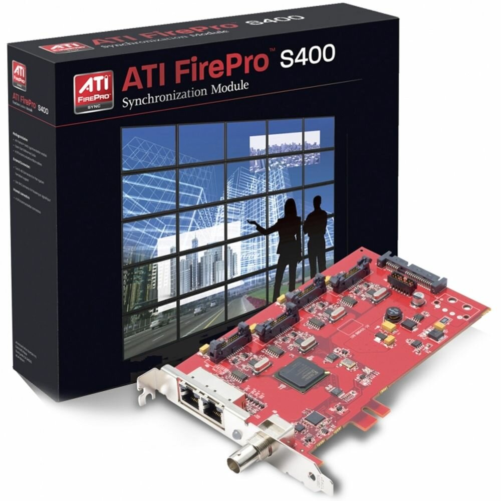 Графический процессор AMD Radeon AMD FirePro S400 Sync Module.(AW100505981)(100-505981) RTL AMD FirePro S400 Sync Module.(AW100505981)(100-505981) RTL