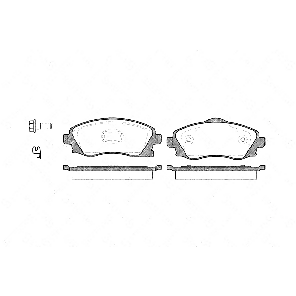 STELLOX 785 002B-SX (09200108 / 1515019 / 1515031) колодки дисковые п.\ Opel (Опель) Corsa (Корса) c 1.0-1.7dti 00-01