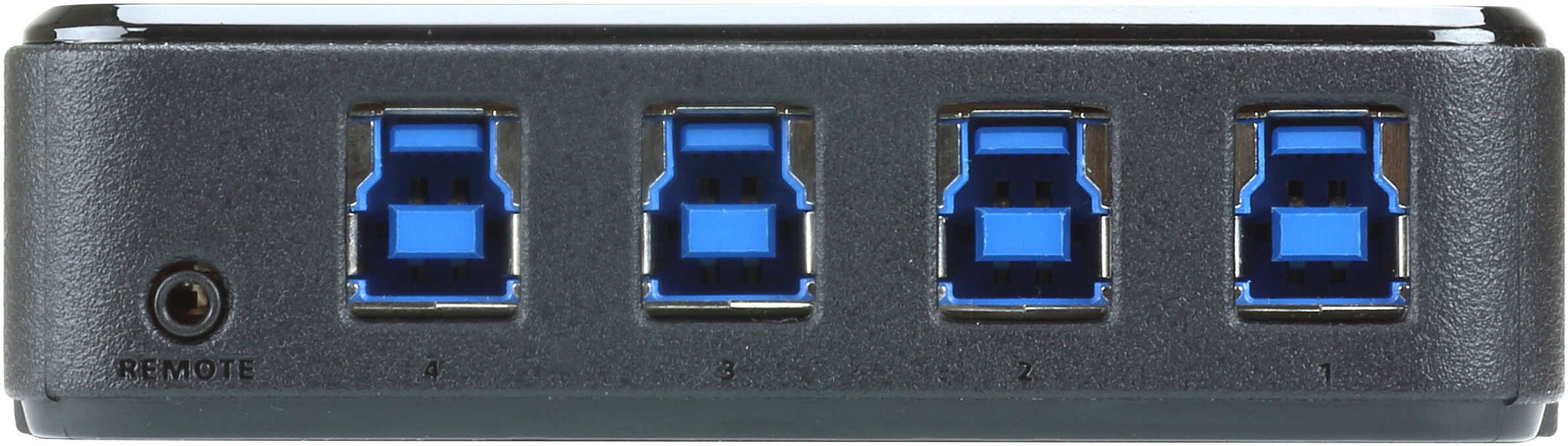 Переключатель Aten US434-AT USB, 4 ПК> 4 устройства, 4 USB B-тип > 4 USB A-тип, Male > Female, со шнурами A-B 2х1.2м.+2х1.8м. для подкл. к уп — фото 2