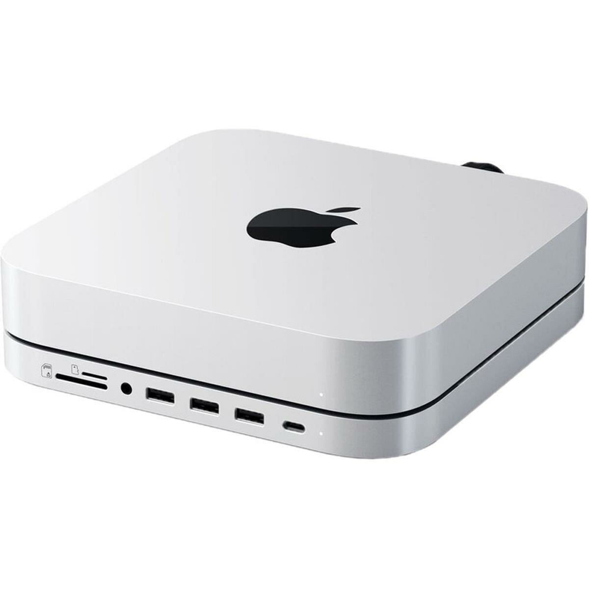 Док-станция Satechi Stand & Hub for Mac Mini w/ SSD Silver
