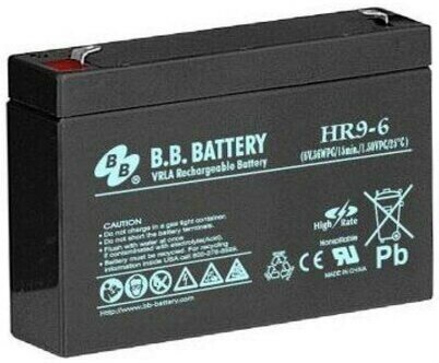 Батарея для ИБП BB HR 9-6 (6В 9Ач)