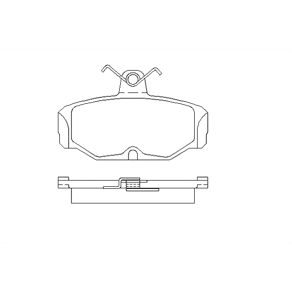 PATRON PBP398 (1111281 / 1543375 / 1637872) колодки тормозные дисковые задн ford: Escort (Эскорт) vi 92-95, Escort (Эскорт)