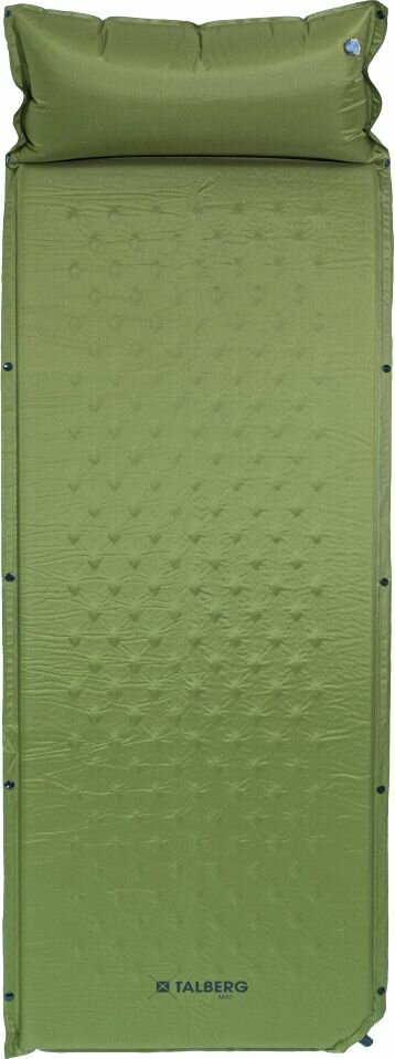 Самонадувающийся коврик Talberg Basic Large Mat (195×70×5 см, оливковый)