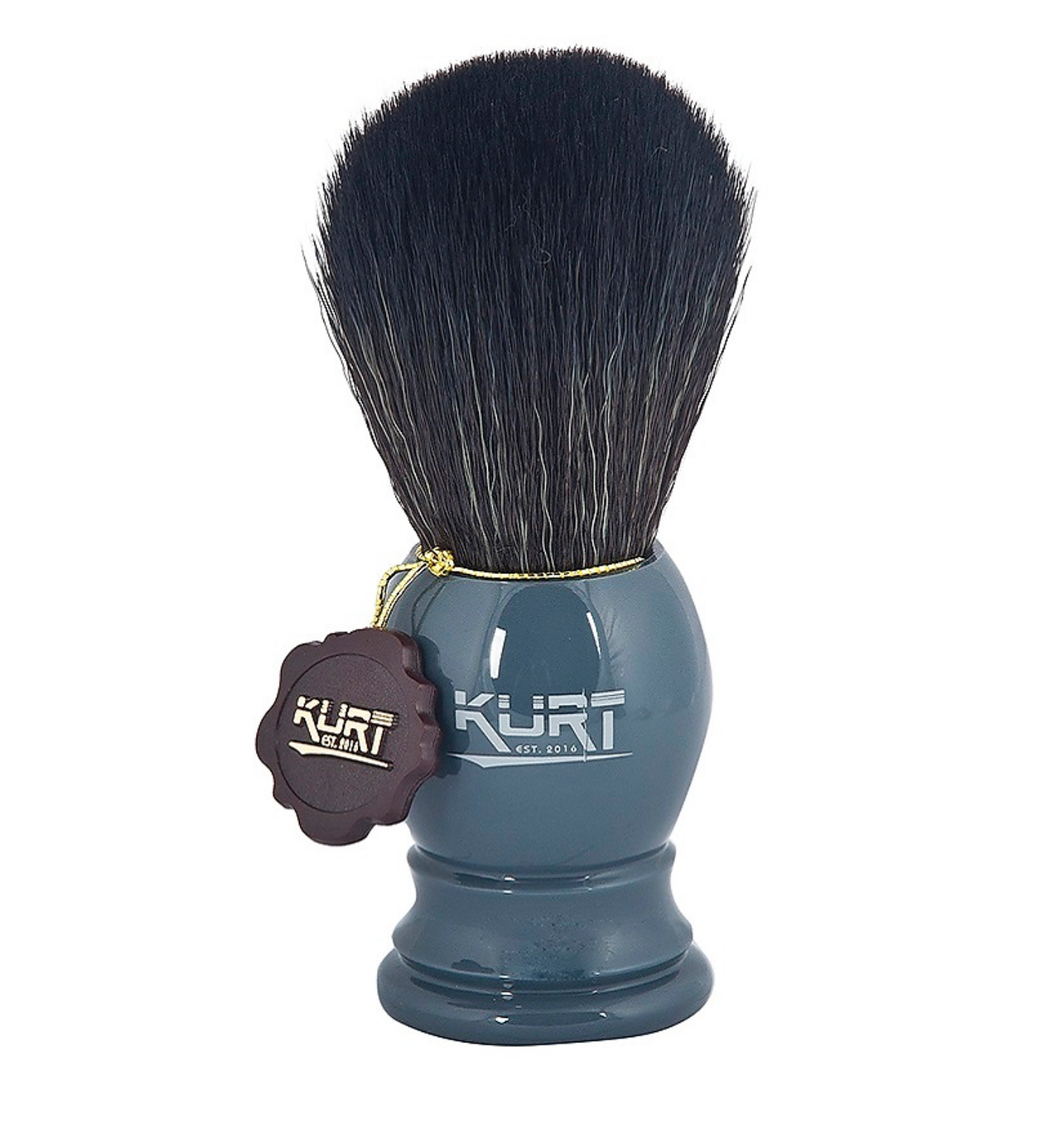 Курт / Kurt - Помазок для бритья ворс синтетика Hi-Brush K_10209S серый цвет 1 шт