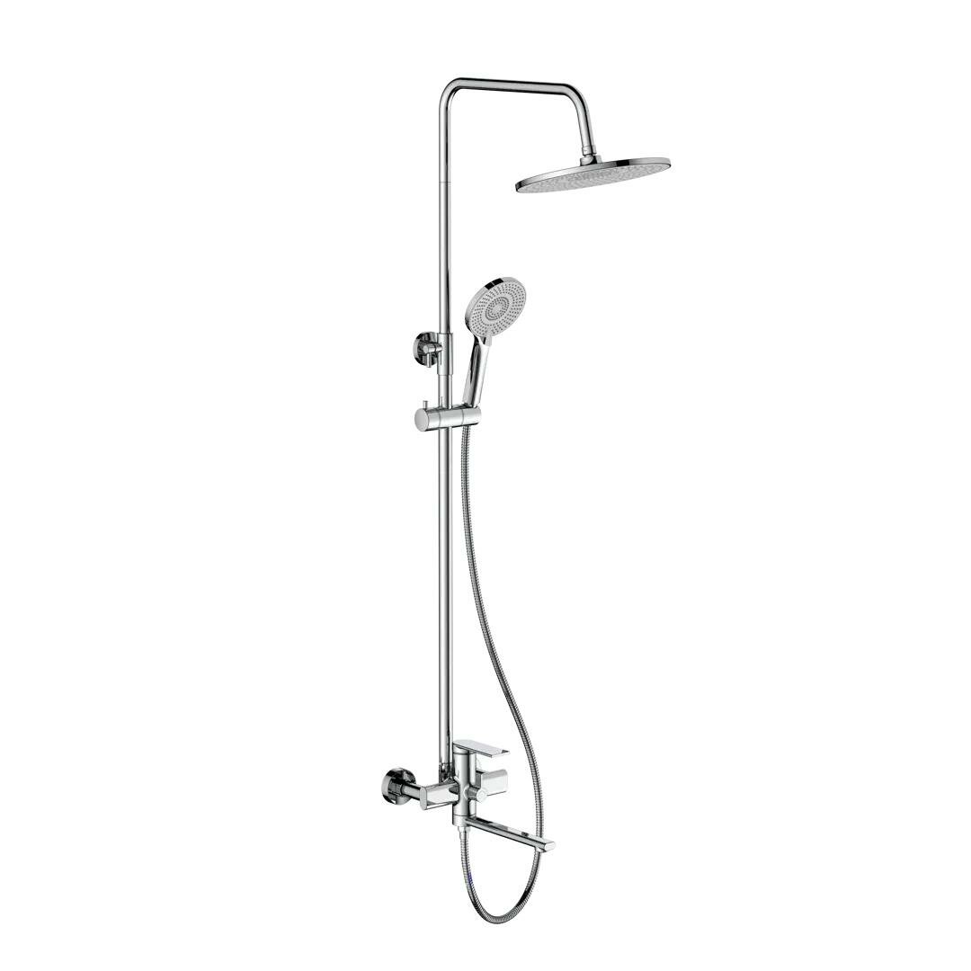 фото Душевая система Frap Arne F24204 со смесителем 3 режима цвет хром