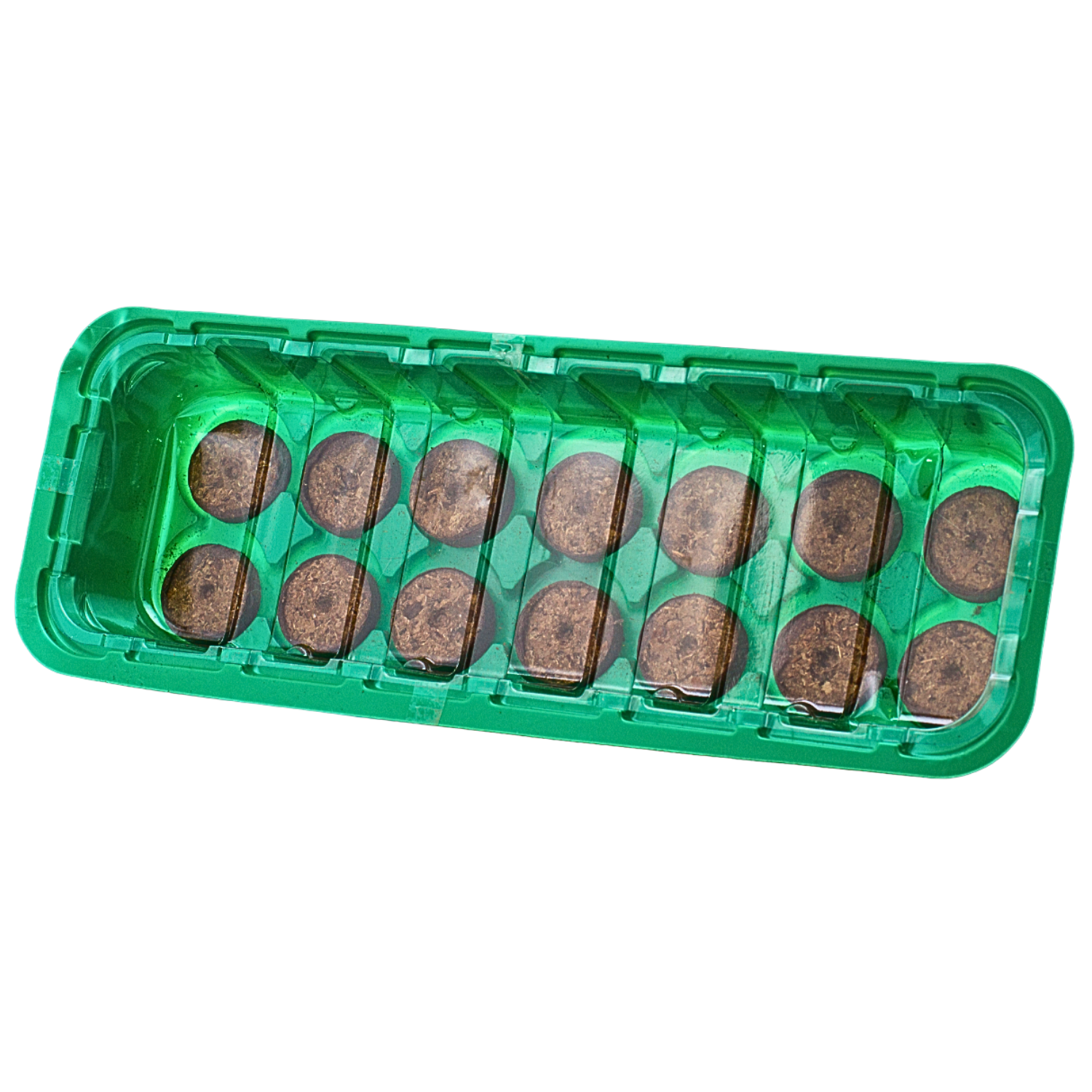 Jiffy Мини-тепличка с торфяными таблетками d 41мм 14 шт - фотография № 1