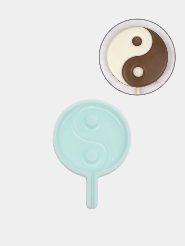 Силиконовая форма молд "Инь-Янь" для шоколада