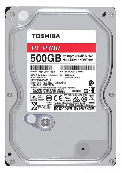 Жесткий диск Toshiba - фото №1