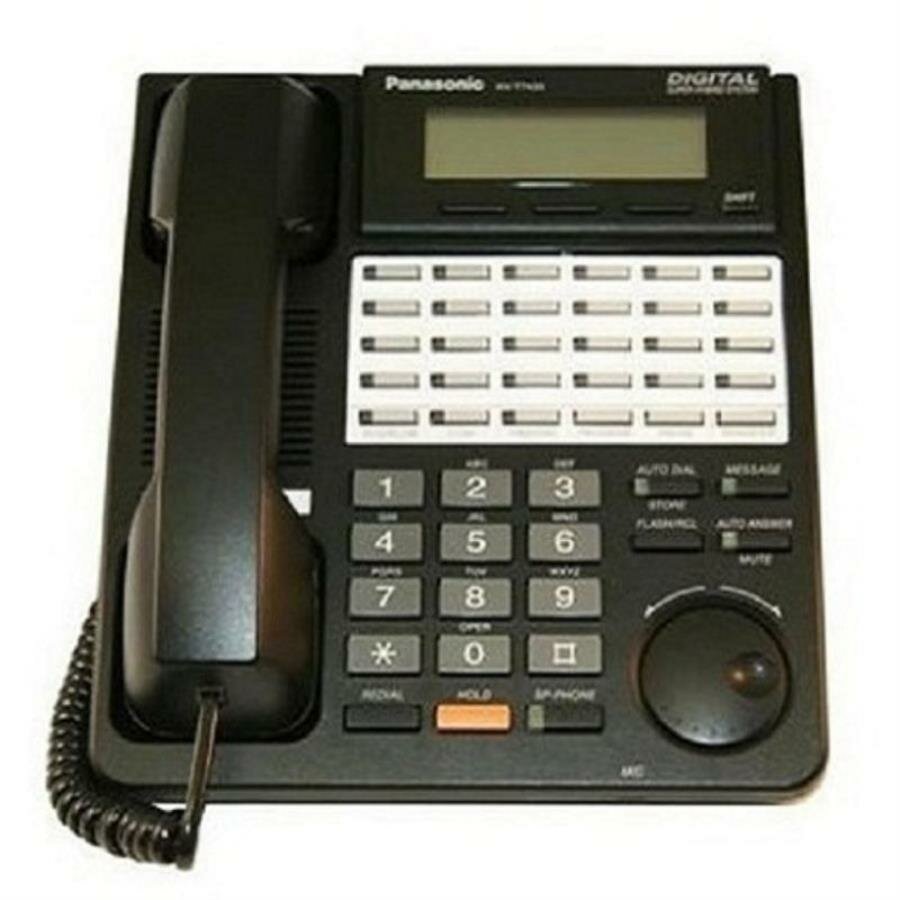 Panasonic KX-T7433RUB Б/У Системный телефон 24 кнопки черный