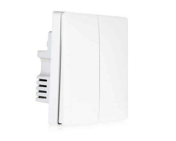 Настенный выключатель Xiaomi Wireless Wall Switch (2клавиши) белый