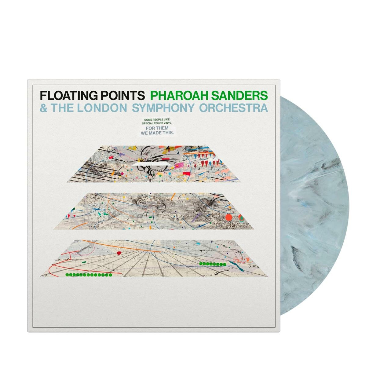 Виниловая пластинка Floating Points Pharoah Sanders & The London Symphony Orchestra - Promises (Marbled)