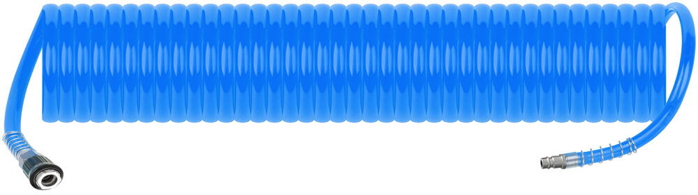 Шланг-удлинитель полиуретановый износостойкий с быстросъемными коннекторами диаметр 8х12 мм 10 м