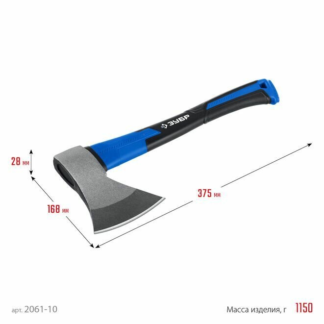 Топор кованый ЗУБР Фибергласс, 1000/1180 г, 430мм - фотография № 6