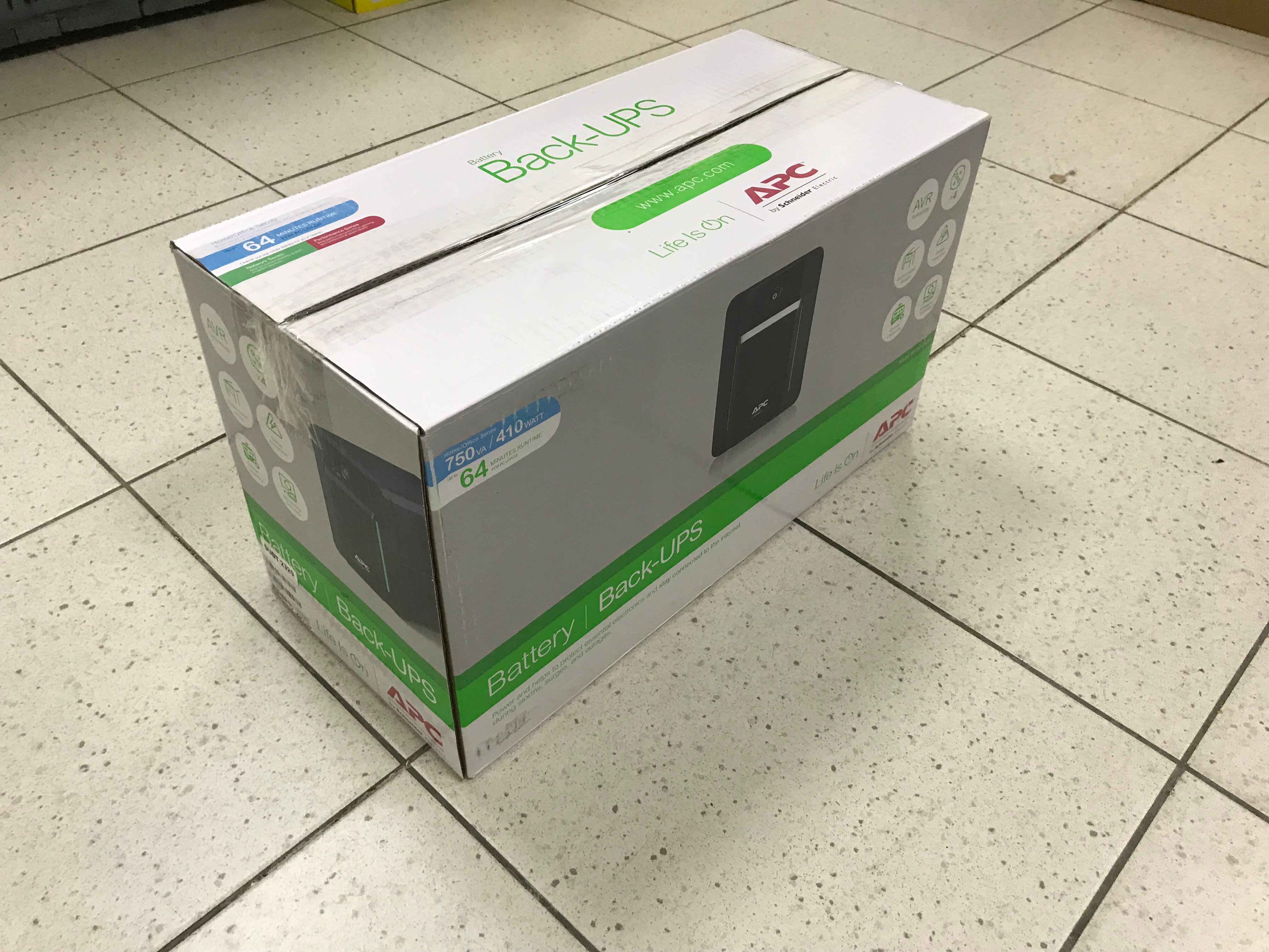 Интерактивный ИБП APC by Schneider Electric Back-UPS BX750MI-GR черный