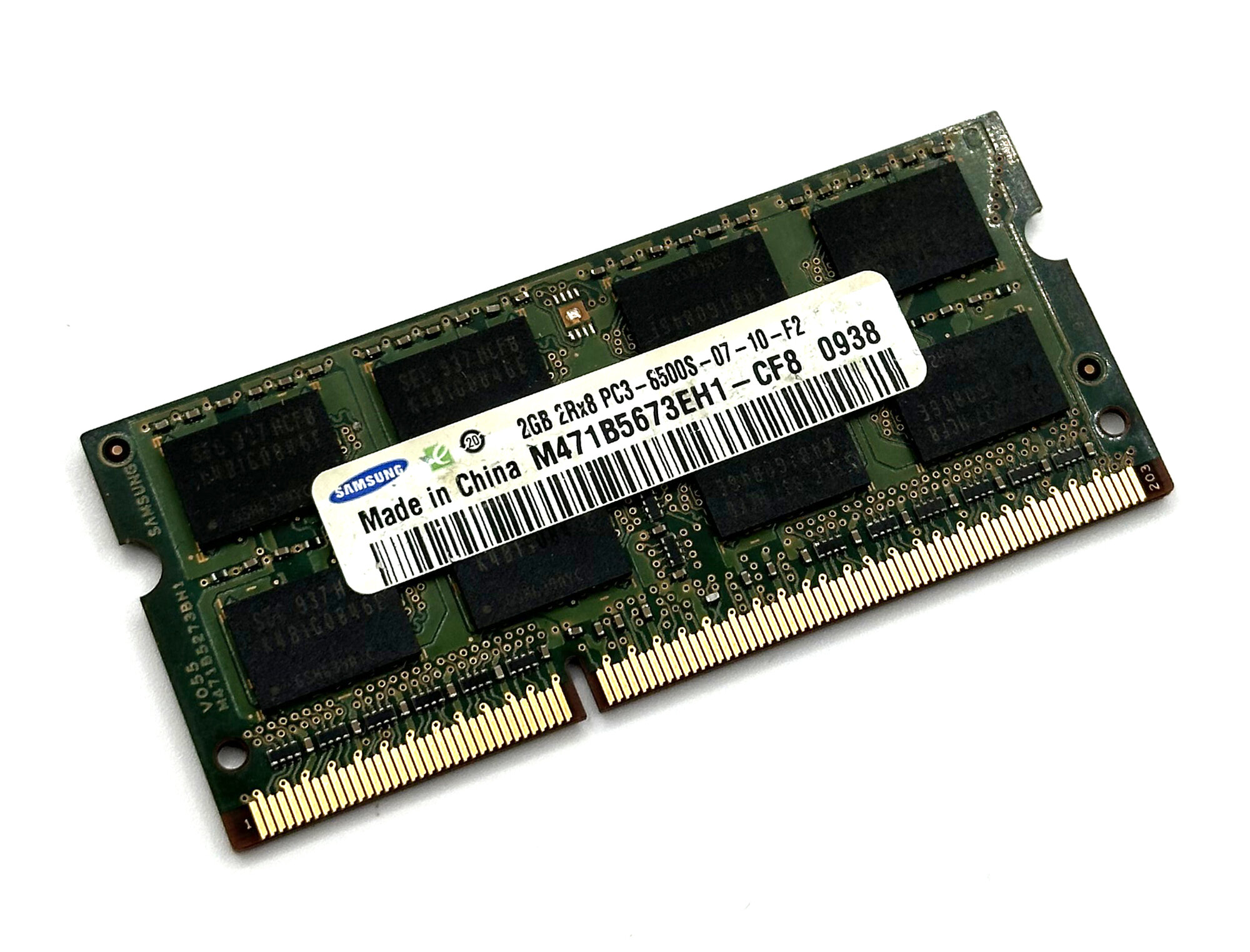 Оперативная память DDR3 2Gb 1066 Mhz Samsung M471B5673EH1-CF8 So-Dimm PC3-8500S для ноутбука