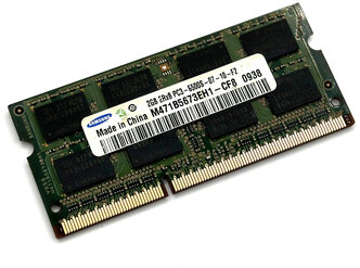 Оперативная память DDR3 2Gb 1066 Mhz Samsung M471B5673EH1-CF8 So-Dimm PC3-8500S для ноутбука