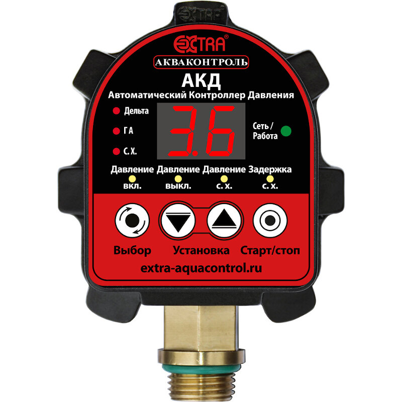 Автоматический контроллер давления Акваконтроль АКД-10-15