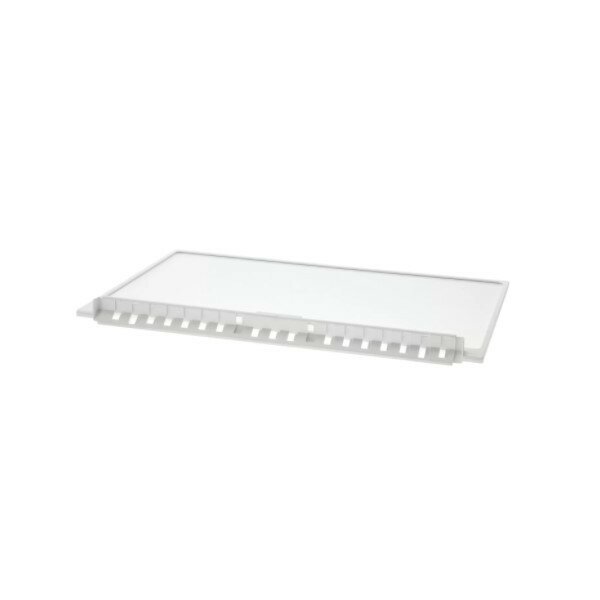 фото Полка стеклянная для холодильника Bosch, Siemens, Neff 470x300 мм, с обрамлениями, нижняя над овощными ящиками 448578