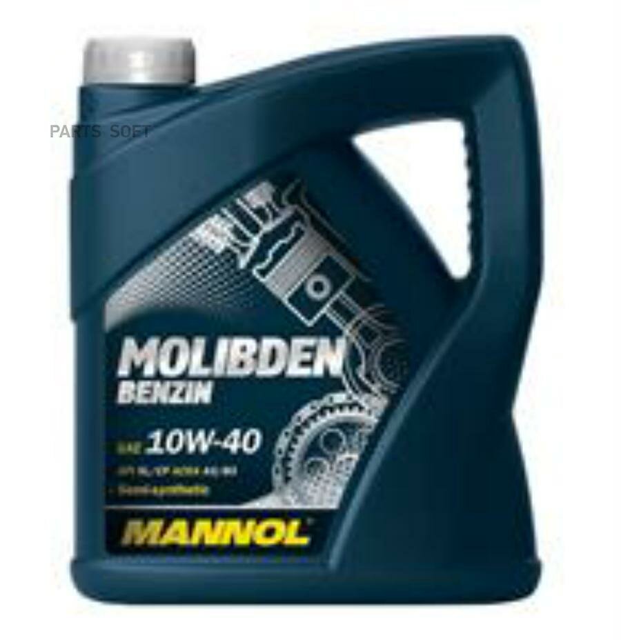 MANNOL MB40430 масо мотор. MANNOL MOLIBDEN BENZIN псинт.10W40