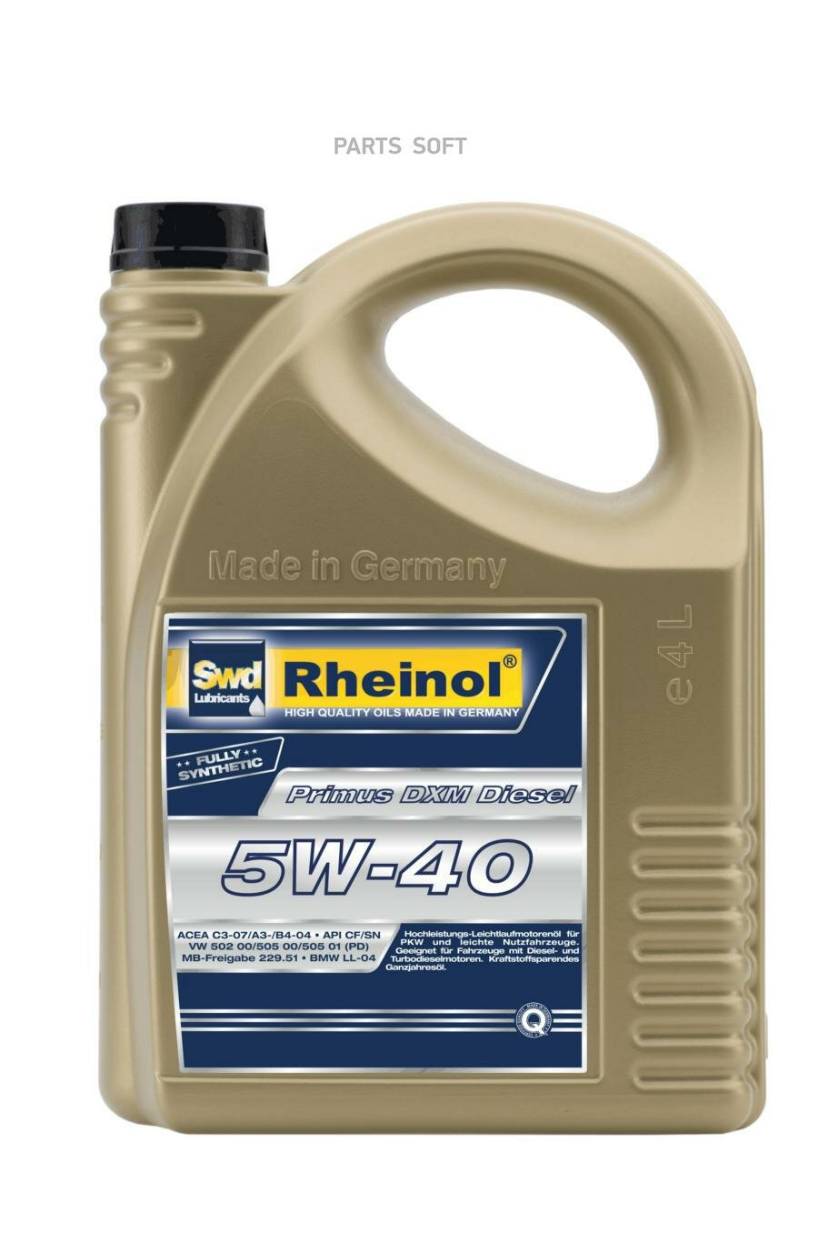 SWD RHEINOL 31239471 SWD Rheinol 5W-40 Primus DXM Diesel син. (4 л), шт
