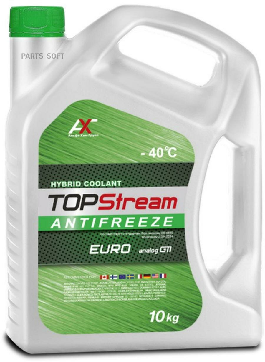 TOPSTREAM ATSE00010 Антифриз TOPStream EURO G11 10