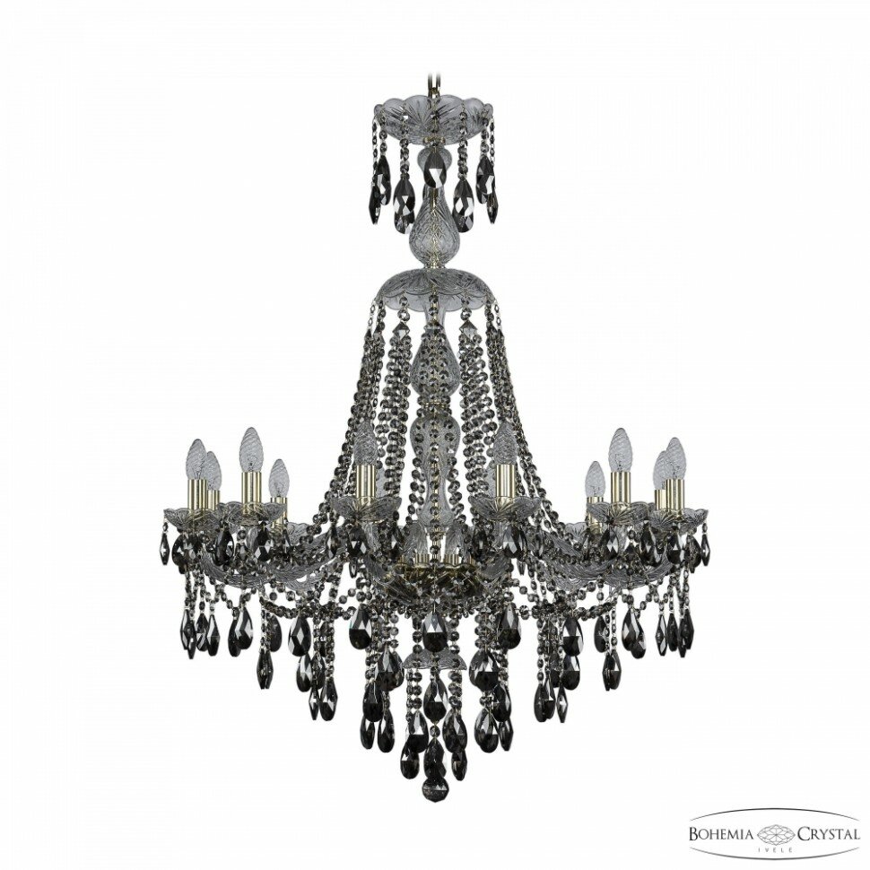 Люстра подвесная Bohemia Ivele Crystal 1415/12/300/XL-108 G R731 - фото №1