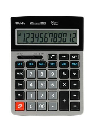 SIGMA Калькулятор настольный DC700 12 разрядов
