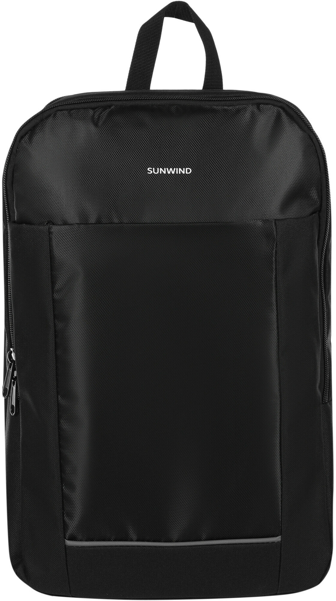 Рюкзак для ноутбука 15.6" SunWind SWP15A02BK, нейлон, черный - фото №1