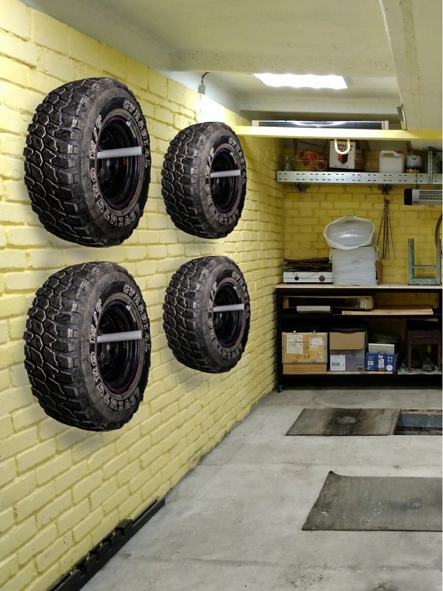 фото Кронштейн для автомобильных колёс 4шт