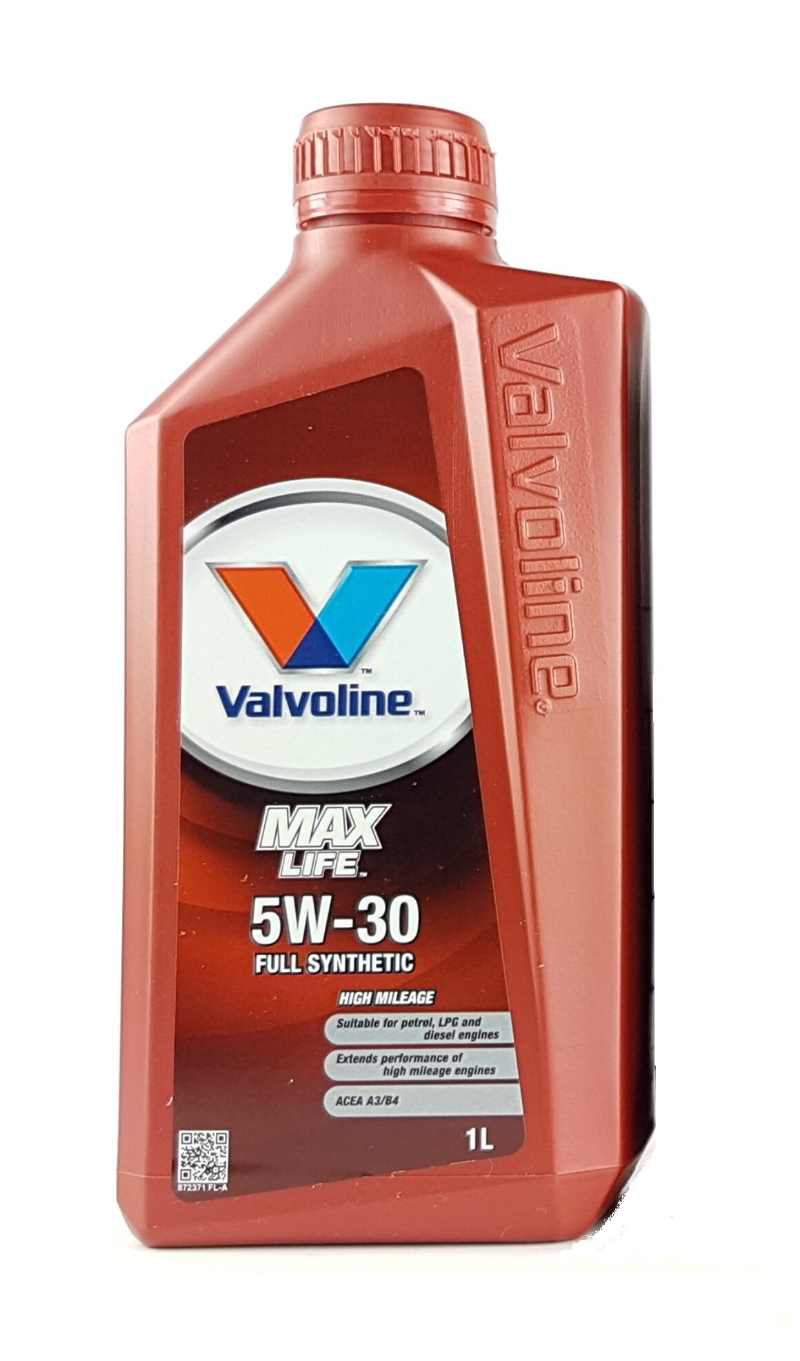 Масло моторное 5W30 Valvoline MAXLIFE ACEA A3/B4 (синт) пластик (1 л.)