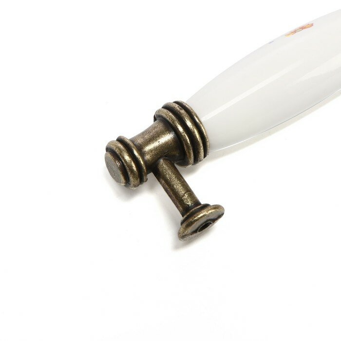 Ручка скоба Ceramics 008, 96 мм, керамическая, цвет бронза - фотография № 5